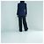 Thierry Mugler Jacke aus blauer Metallic Wolle Metallisch - Ansicht 10