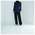 Thierry Mugler Jacke aus blauer Metallic Wolle Metallisch - Ansicht 5