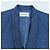 Thierry Mugler Jacke aus blauer Metallic Wolle Metallisch - Ansicht 7