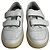 Baskets Acne en cuir blanc avec velcro