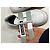 Baskets Acne en cuir blanc avec velcro - vue 7
