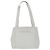 Borsa a spalla CHANEL in pelle caviar bianca oro CC Auth bs19456 Bianco D'oro - vista 13
