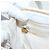 Borsa a spalla CHANEL in pelle caviar bianca oro CC Auth bs19456 Bianco D'oro - vista 25