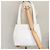 Borsa a spalla CHANEL in pelle caviar bianca oro CC Auth bs19456 Bianco D'oro - vista 29