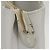 Borsa a spalla CHANEL in pelle caviar bianca oro CC Auth bs19456 Bianco D'oro - vista 4