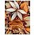 Dior Seidenschal Blumenmuster Orange - Ansicht 3