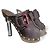 Sandali Louis Vuitton con Zeppa in Pelle Marrone