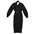 Alaïa Alaia Bomberkleid aus schwarzem Polyamid - Ansicht 6