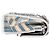 Timeless Chanel Medium Classic Patchwork Double Flap Schultertasche aus mehrfarbigem Denim Grau - Ansicht 10