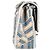 Timeless Chanel Medium Classic Patchwork Double Flap Schultertasche aus mehrfarbigem Denim Grau - Ansicht 2