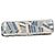 Timeless Chanel Medium Classic Patchwork Double Flap Schultertasche aus mehrfarbigem Denim Grau - Ansicht 4
