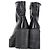 Miu Miu Stretch-Plattformstiefel aus schwarzem Naplak-Leder - Ansicht 5
