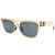 Lunettes de soleil carrées Rainbow Louis Vuitton Marron