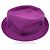 Borsalino Purple Felt Wool Hat with Ribbon One Size - view 3