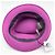 Borsalino Purple Felt Wool Hat with Ribbon One Size - view 4