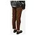Autre Marque Pantalones de pana marrones ajustados - talla S Castaño - vista 3