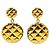 Orecchini a clip pendenti in matelassé dorato Chanel Gold hardware