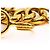 Vintage Seltenes Maison Gripoix Hufeisen Halskette Gürtel Chanel Gold hardware - Ansicht 2