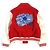 Louis Vuitton Bestickte Varsity-Jacke Rot Weiß - Ansicht 3