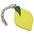 Hermès Hermes Leather Silver925 Bag Charm Lemon Key Ring Green