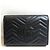 Cartera de cuero Gucci GG Marmont con cadena negra - vista 2