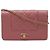 Chanel Mademoiselle Matelasse Chain Wallet Shoulder Bag A80972 Pink