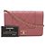 Chanel Mademoiselle Matelasse Chain Wallet Shoulder Bag A80972 Pink - view 9