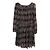 Isabel Marant Etoile Seidenkleid mit Schulteröffnungen Mehrfarben