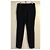 Alexander Mcqueen Pantalones rectos negros de acetato - vista 2