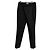 Calça reta drapeada preta de lã Helmut Lang Preto