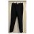 Calça reta drapeada preta de lã Helmut Lang Preto - vista 3