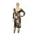 Max Mara Rayon-Woll-Stretch-Kleid mit Gürtel in Mehrfarben - Ansicht 2