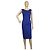 Autre Marque DF STUDIO Diane von Furstenberg Rayon Kleid Blau