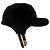 Cappello Fendi in shearling nero