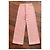 Autre Marque Pantalones Apriori Rosa de Lana y Seda con Espiga - vista 3