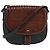BALLY Borsa a Spalla in Pelle Marrone Verde Auth ti2296