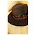 Cappello Hipanema forma Borsalino in feltro di lana marrone scuro - vista 7