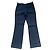Chanel Jeans Monogramm Doppel CC Logo Schwarz Baumwolle