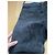 Chanel Jeans Monogramm Doppel CC Logo Schwarz Baumwolle - Ansicht 4