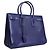 SAINT LAURENT - Borsa Media Saint Laurent Day in pelle blu notte Blu navy - vista 2