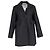Blazer de un solo botón a rayas de Christian Dior en lana gris - vista 4