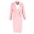Abrigo cruzado Max Mara en lana rosa - vista 4