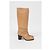 Chloé Knee-High Riding Heeled Boots in Brown Leather - view 8