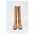 Chloé Knee-High Riding Heeled Boots in Brown Leather - view 9