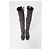 Botas sobre la rodilla Stuart Weitzman en ante gris - vista 14