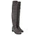 Botas sobre la rodilla Stuart Weitzman en ante gris - vista 4