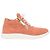 Sneakers alte con lacci Giuseppe Zanotti in suede corallo Arancione