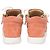Sneakers alte con lacci Giuseppe Zanotti in suede corallo Arancione - vista 6
