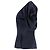 Blusa in satin blu navy con maniche a sbuffo e scollo a V di Jacquemus - vista 2