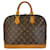 Louis Vuitton Monogram Alma Handbag Brown Gold Cloth  ref.1851891